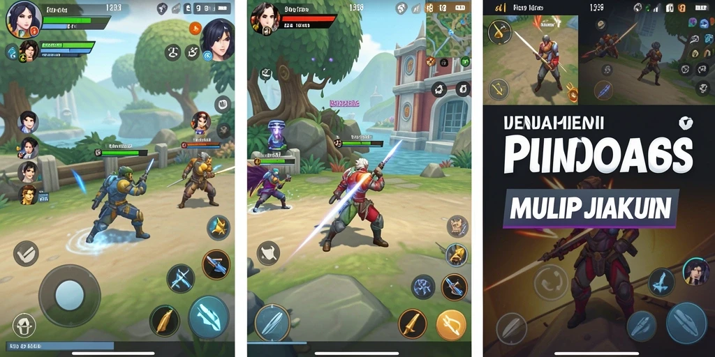 Tampilan level pertama yang penuh warna dan detail.