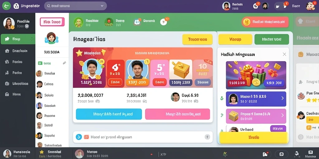 Tampilan antarmuka yang menarik dan mudah digunakan.