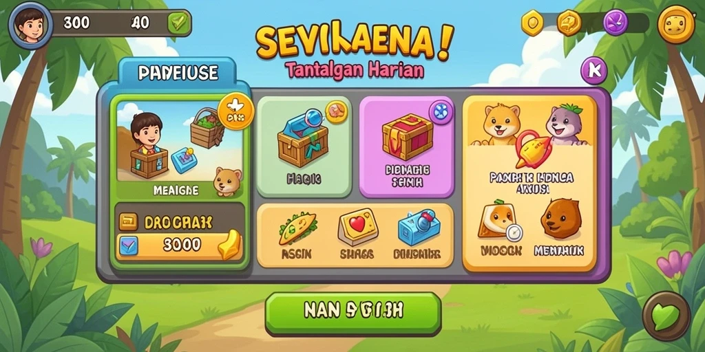 Tampilan antarmuka yang menarik dan mudah digunakan.