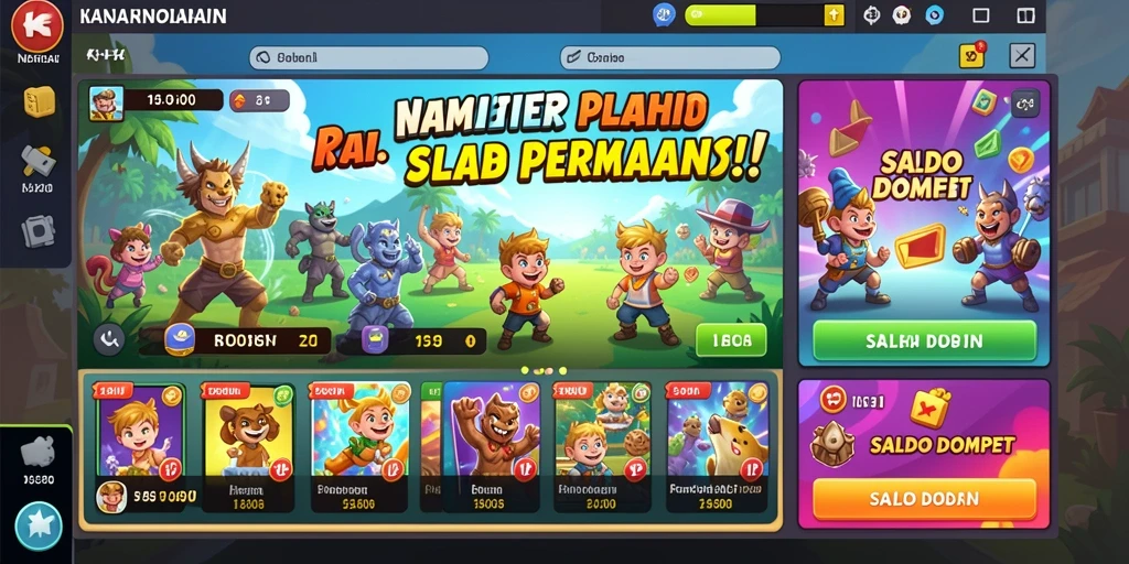Tangkapan layar menunjukkan grafis yang memukau dan karakter yang menarik.