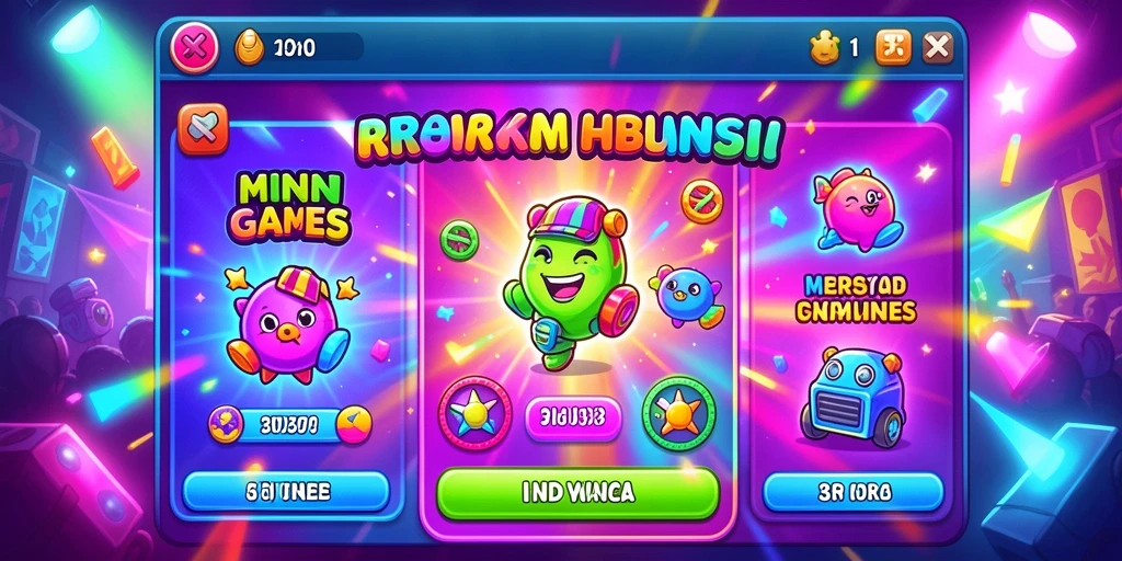 Tampilan karakter utama dalam aksi seru.
