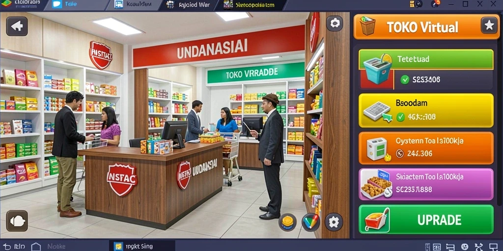 Screenshot menampilkan karakter utama dalam misi epik.