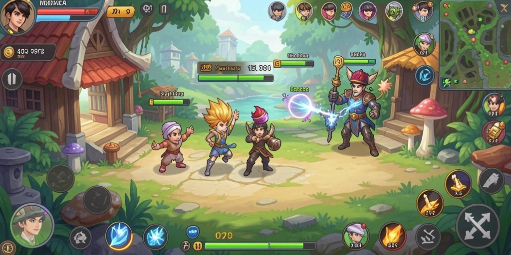 Screenshot menampilkan level baru yang menantang.