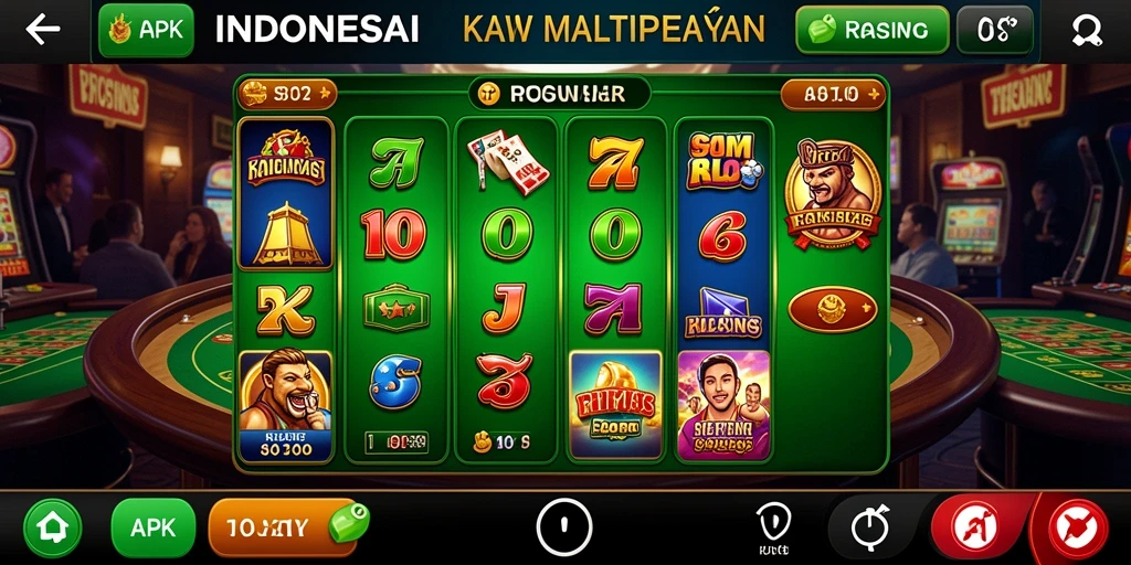 Screenshot ini menunjukkan karakter utama dalam aksi.
