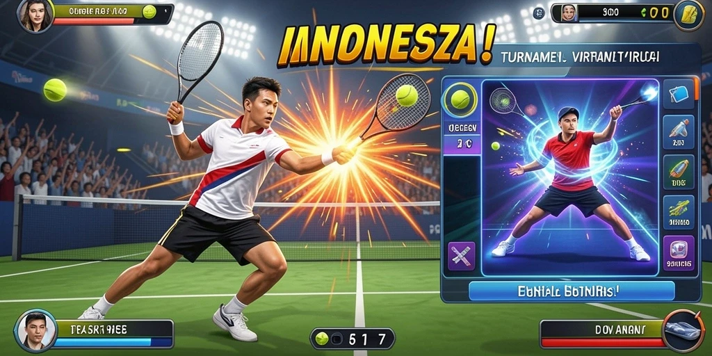 Tampilan menu utama aplikasi SUPERVIP yang menarik.