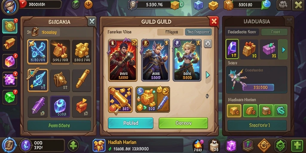 Screenshot menampilkan karakter utama dalam aksi.